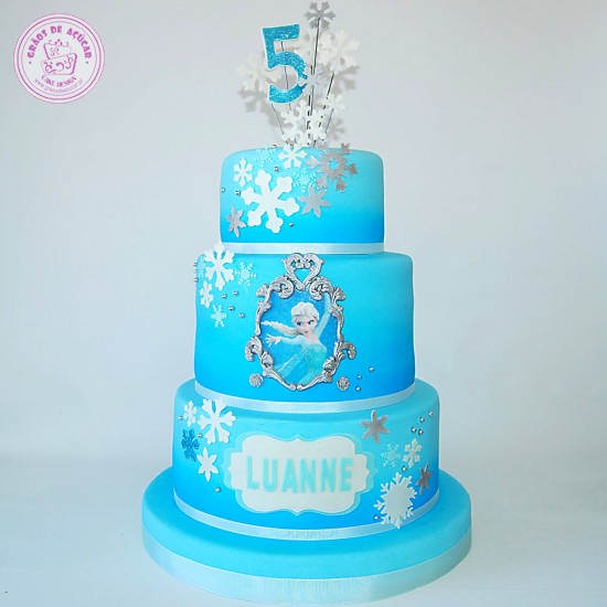 Princesas Disney Coroa - Grãos de Açúcar - Bolos decorados - Cake Design