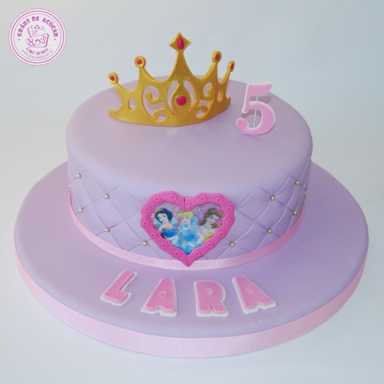 Bolo Aniversário Princesas Disney - Açúcar às Bolinhas - Cake Design,  Workshops e Decoração de Festas