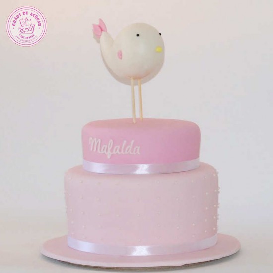 Passarinho - Graos de Ac?car - Bolos decorados - Cake Design